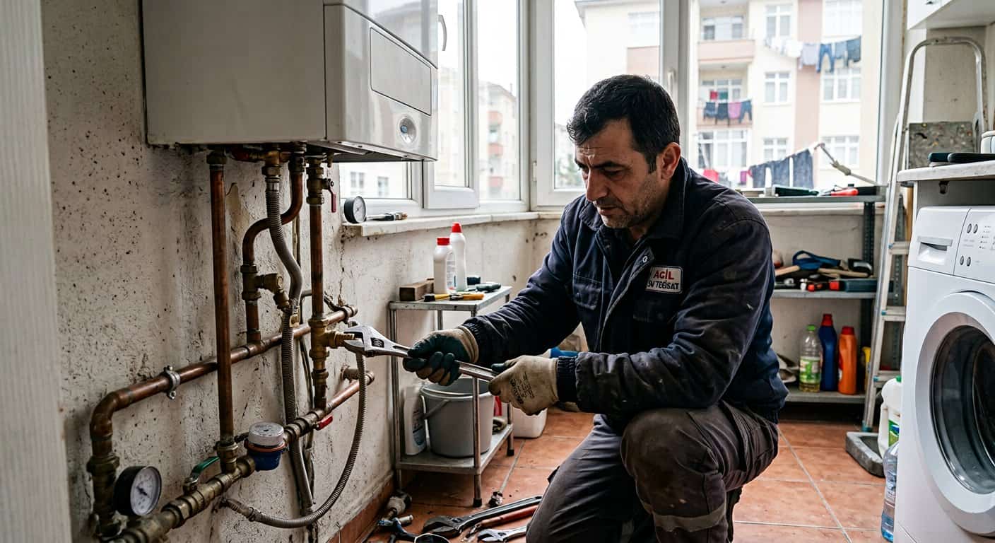 Pera Su Tesisat kombi bağlantı kontrolü